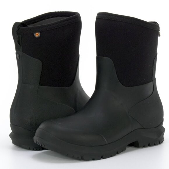 NEW Bogs men Footwear Sauvie Basin Boots - Waterproof, Insulated black 253 - Picture 3 of 10